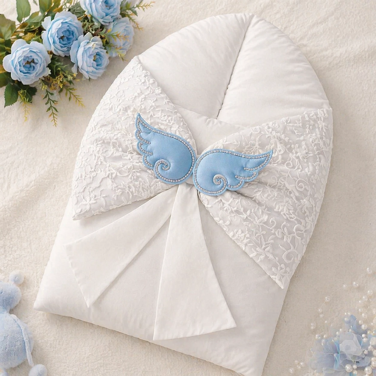 ChatGPT Image Apr 19, 2026, 11_54_34 PM angel wings baby carry nest premium cotton satin newborn